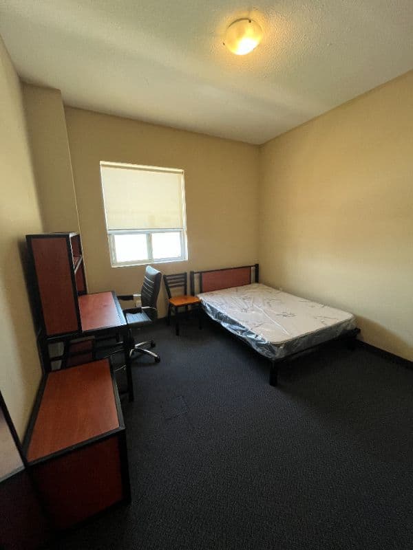 ! bedroom with ensuite bathroom